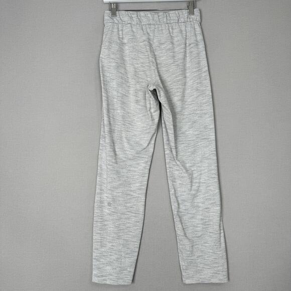 Lululemon Womens Sweat Pants 4 Heathered White On the Fly 7/8 Jogger Lounge Gym - Picture 9 of 13